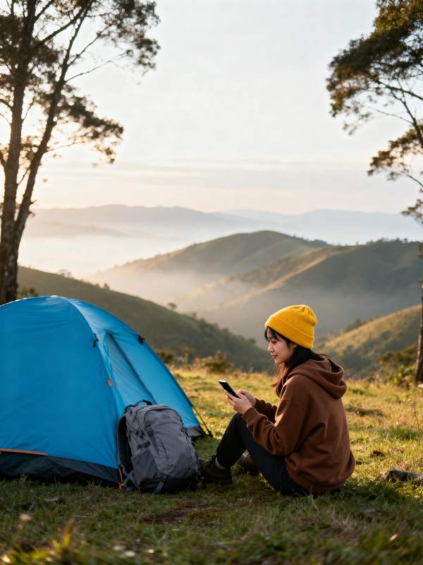 山野露营 静享时光图片