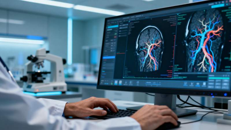 脑血管影像分析图片