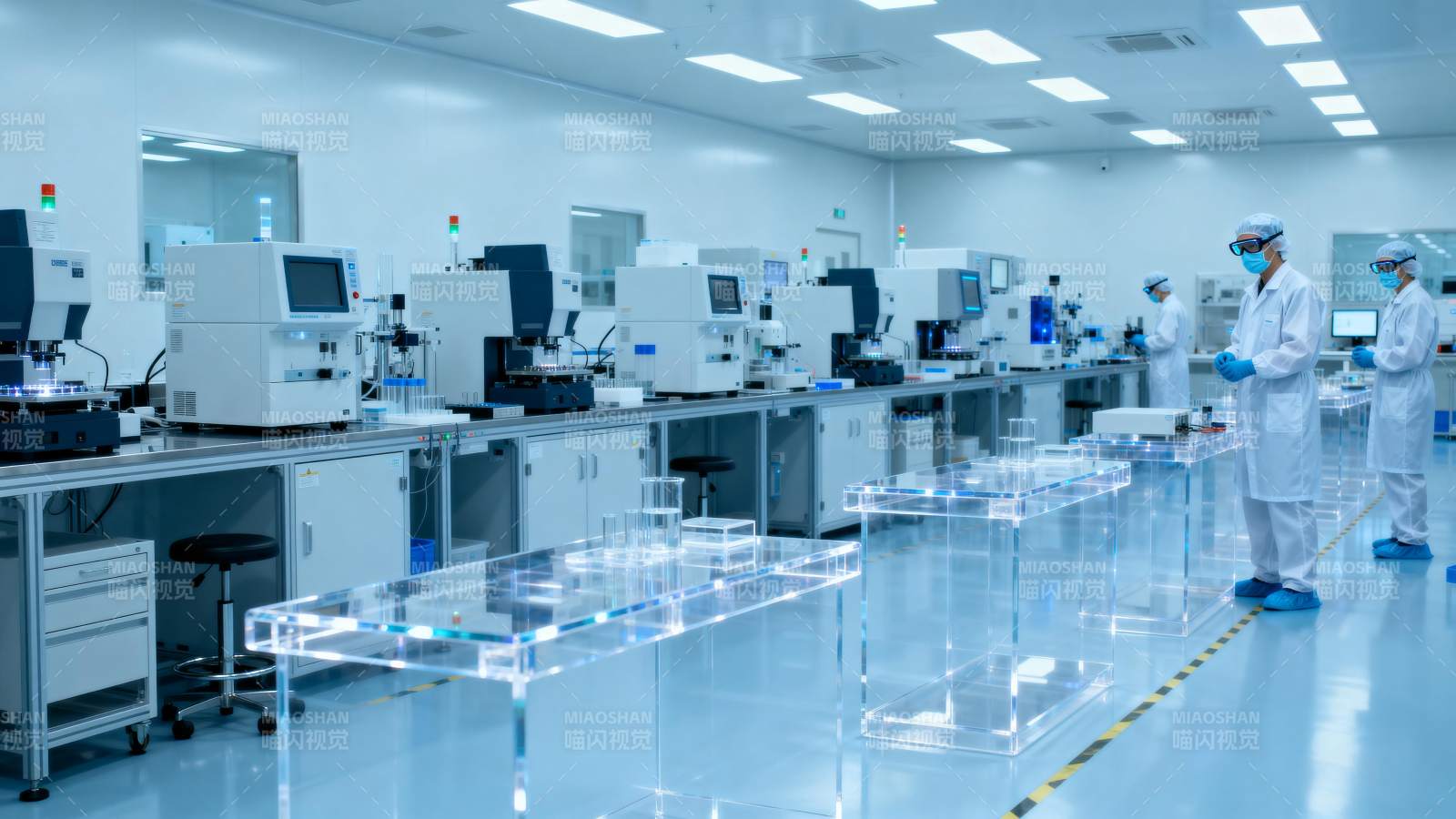 现代实验室场景图片
