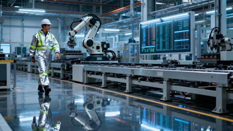 智能工厂作业现场图片