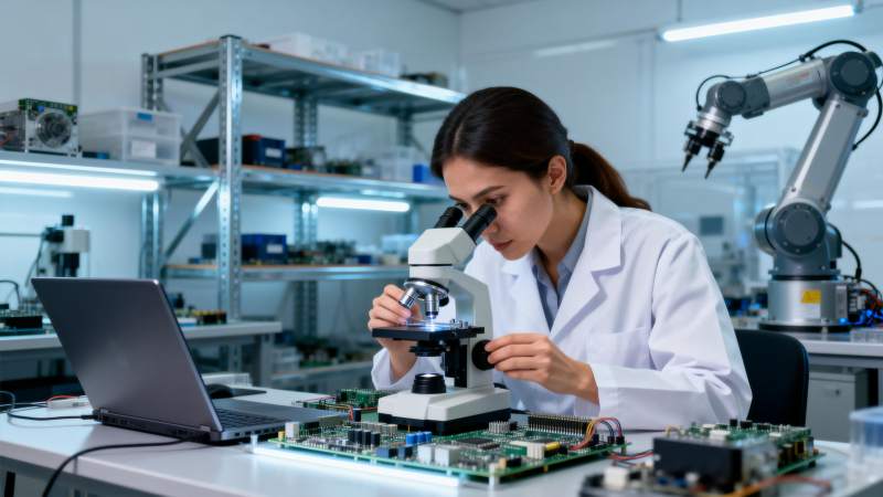 实验室科研人员工作图片