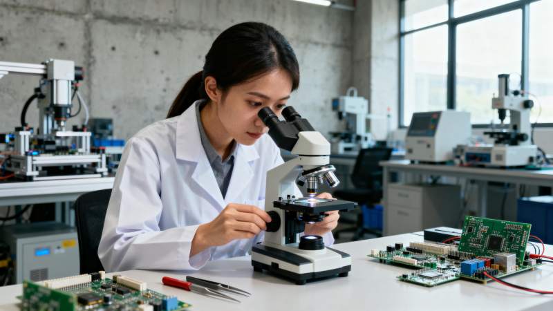 实验室科研人员工作图片