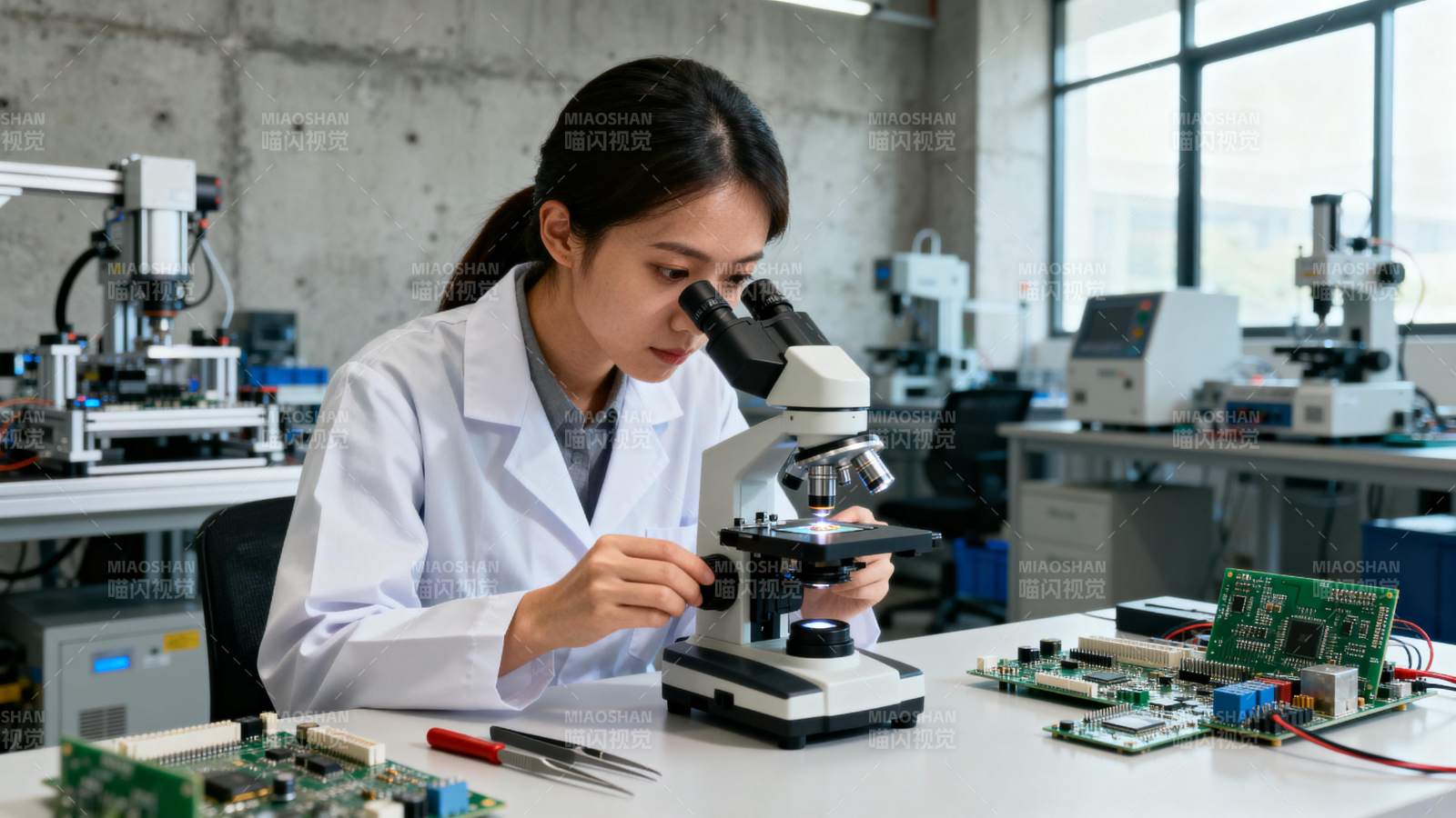 实验室科研人员工作图片