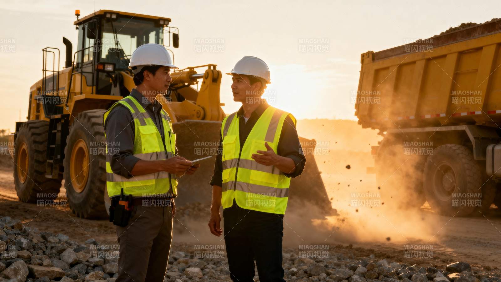 工地交流现场图片