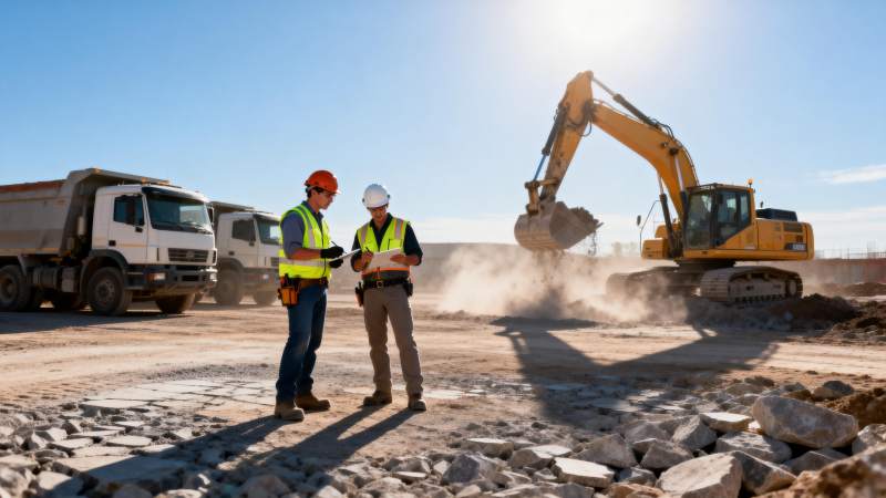 工地施工场景图片