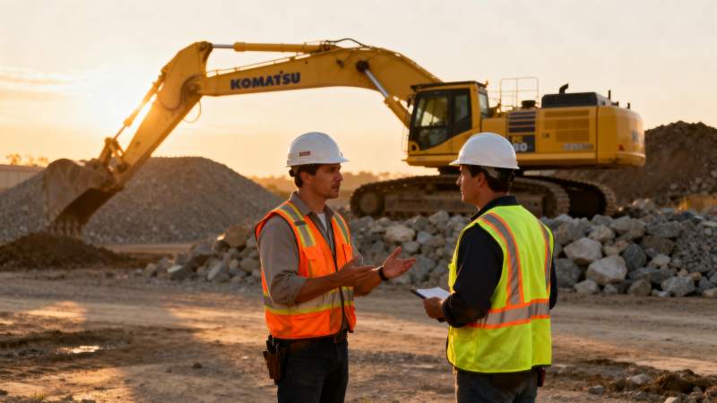 工地交流现场图片