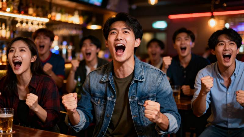 酒吧狂欢 激情欢呼图片