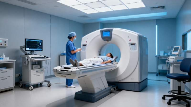 CT扫描室工作场景图片