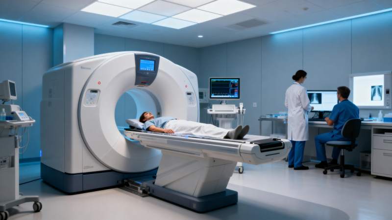 CT扫描室诊疗场景图片