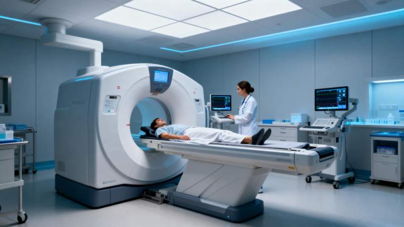 CT扫描室诊疗场景图片