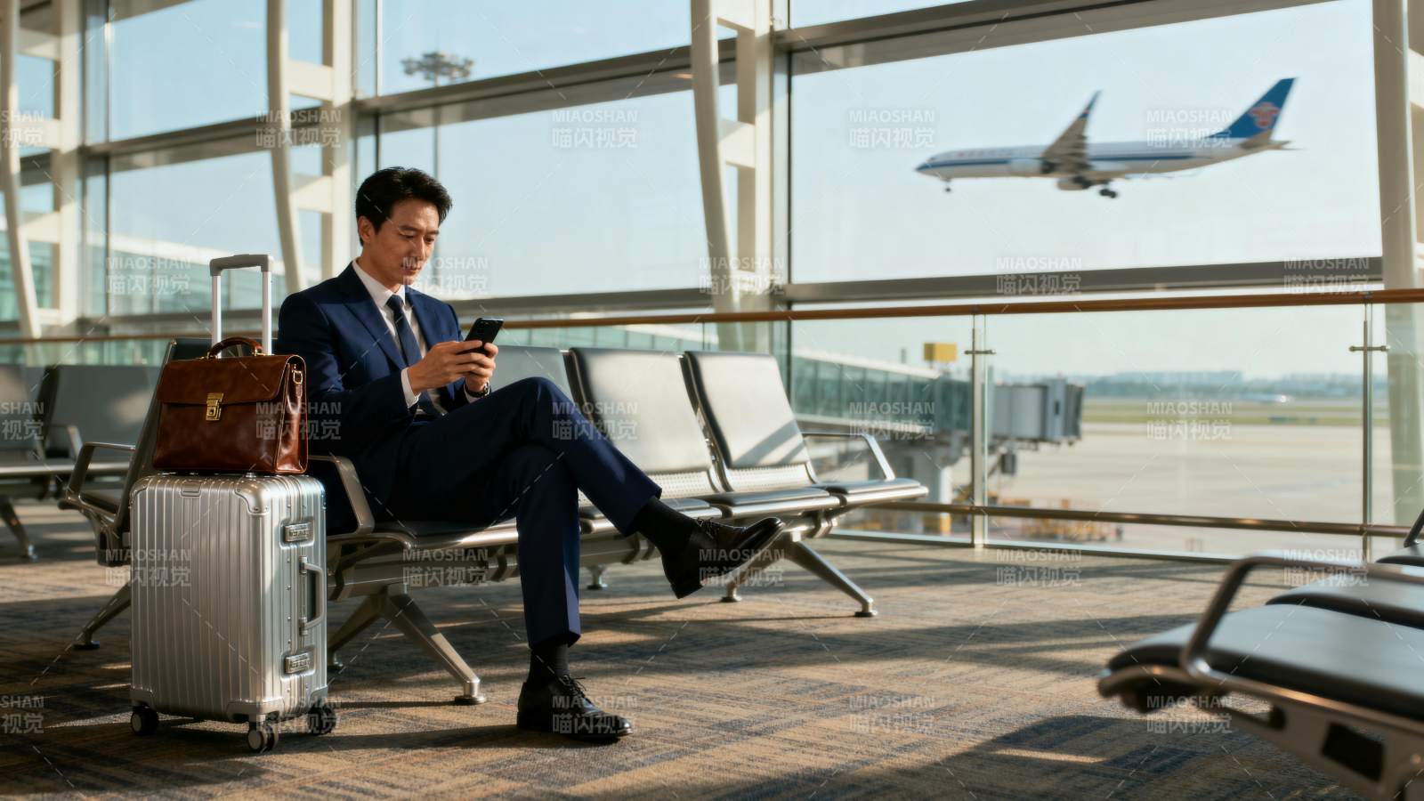 机场候机 商务出行图片