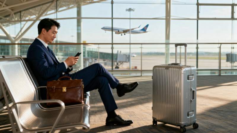 机场候机 商务出行图片