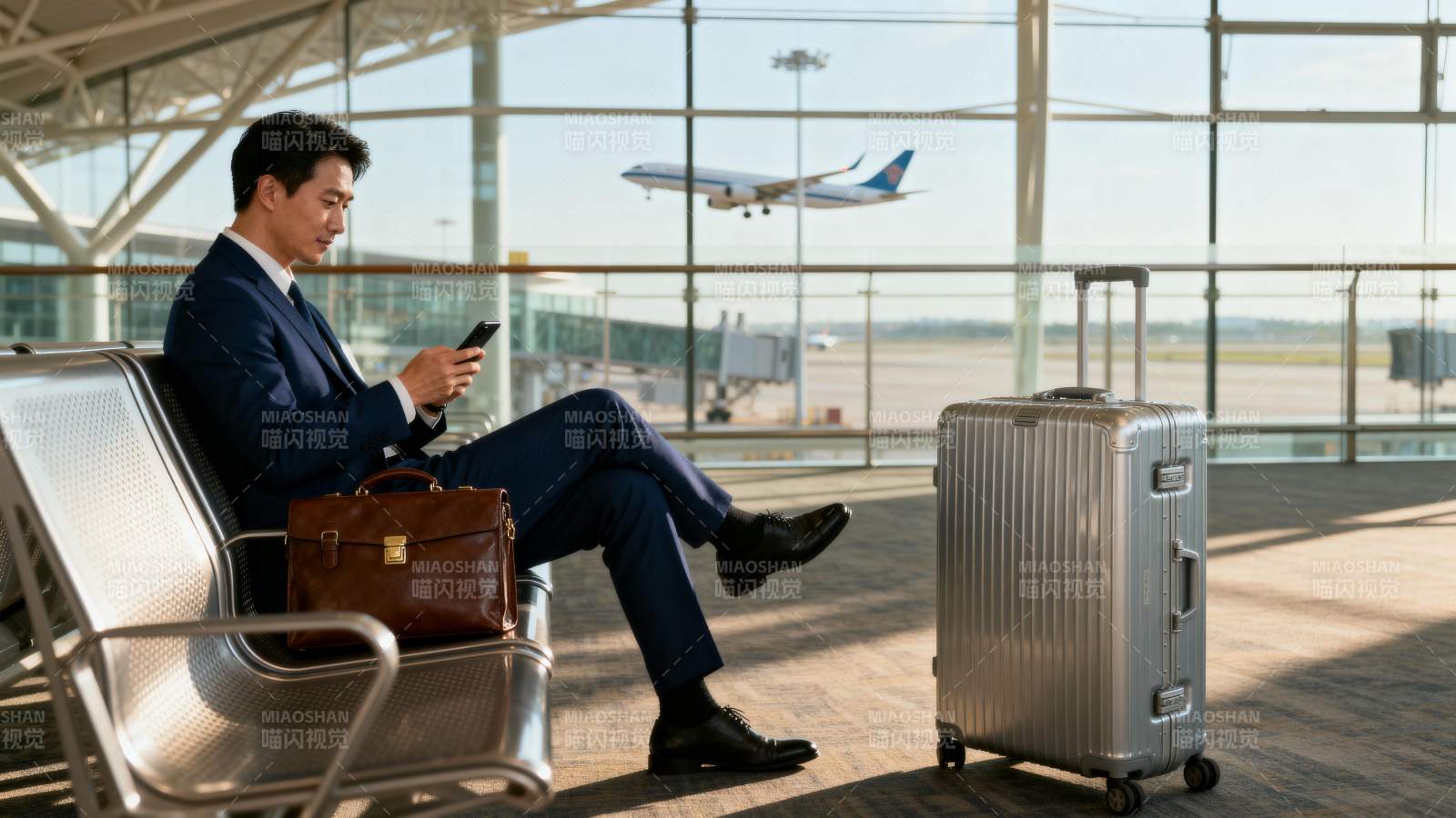 机场候机 商务出行图片