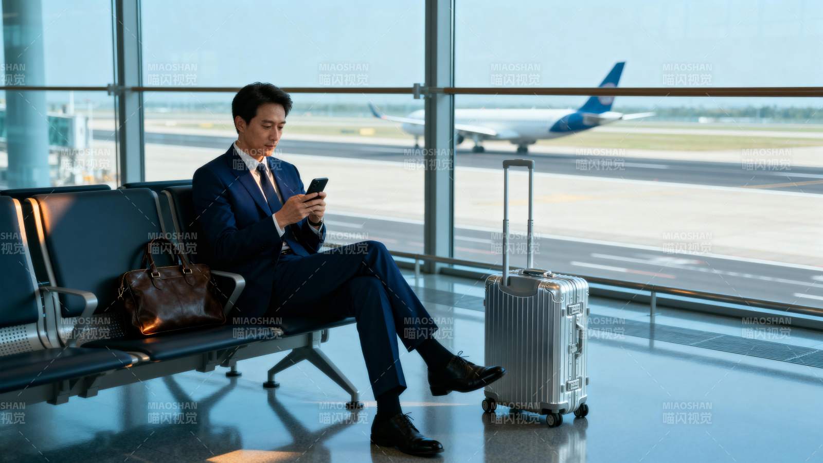 机场候机 商务出行图片