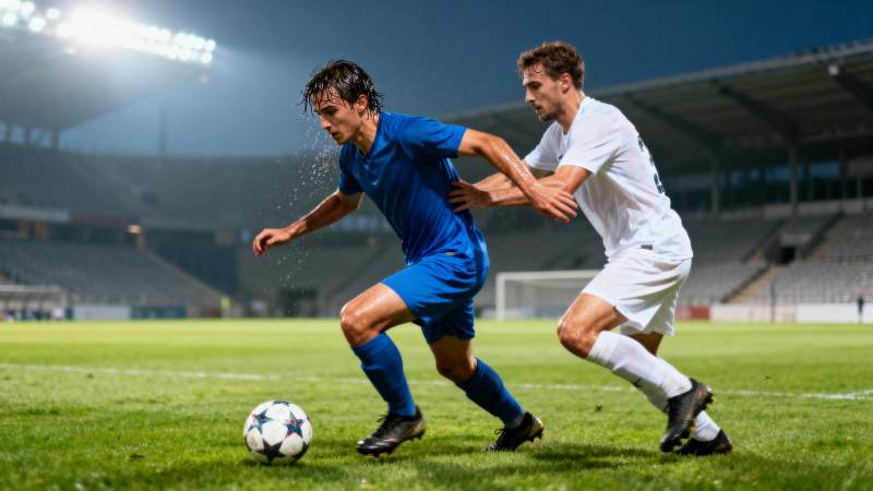 绿茵对决 激烈拼抢图片