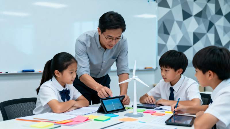 科技课堂互动学习图片