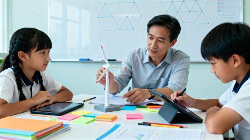 课堂上的风力实验图片