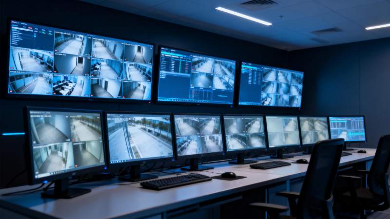 监控中心全景图片