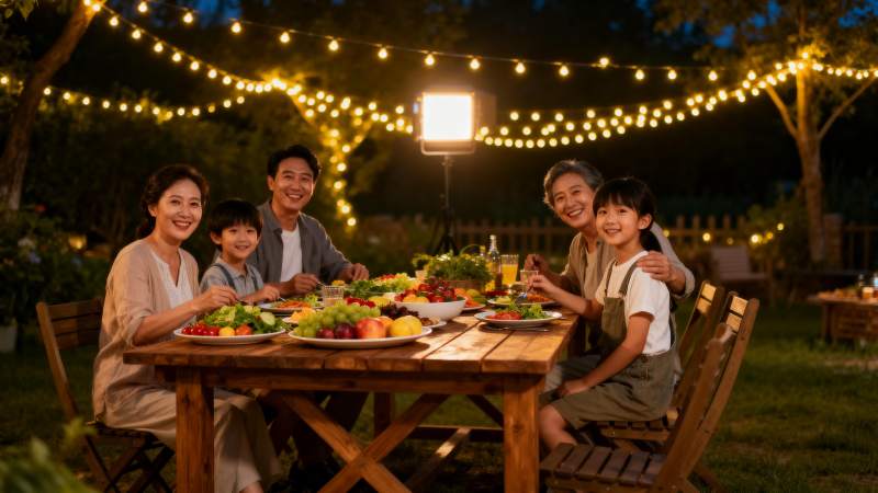 温馨家庭晚餐时光图片