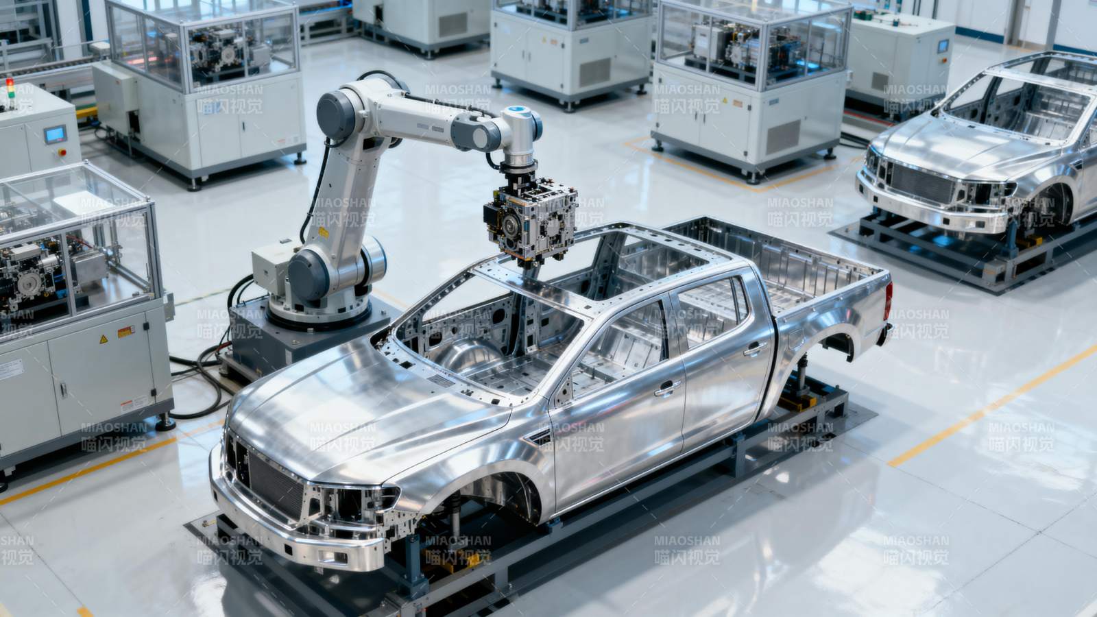 智能汽车生产线图片