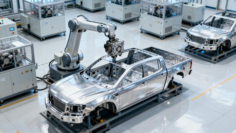 智能汽车生产线图片