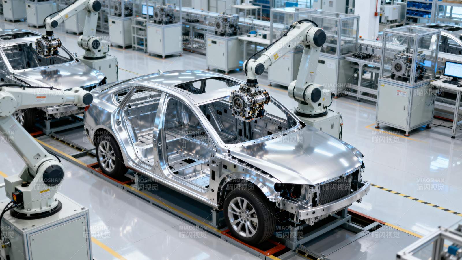 智能汽车生产线图片