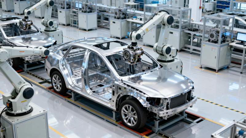 智能汽车生产线图片