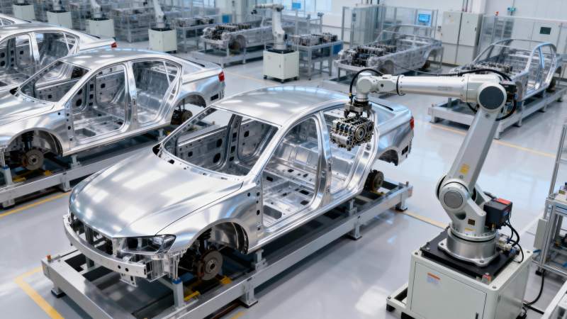汽车生产线自动化图片