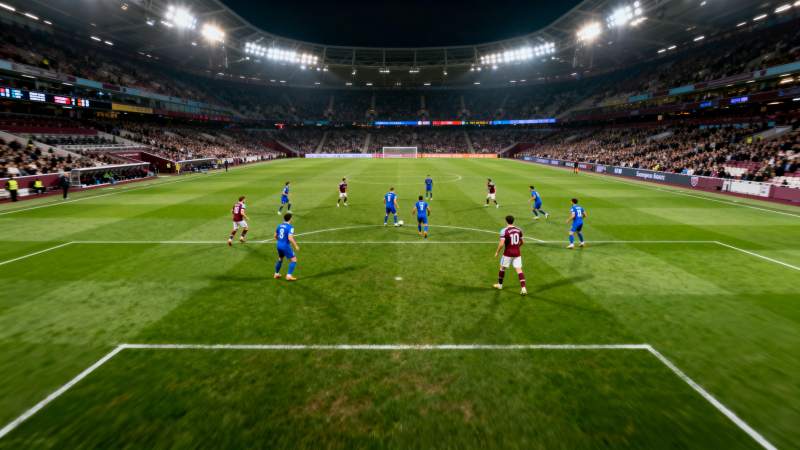 足球比赛现场图片