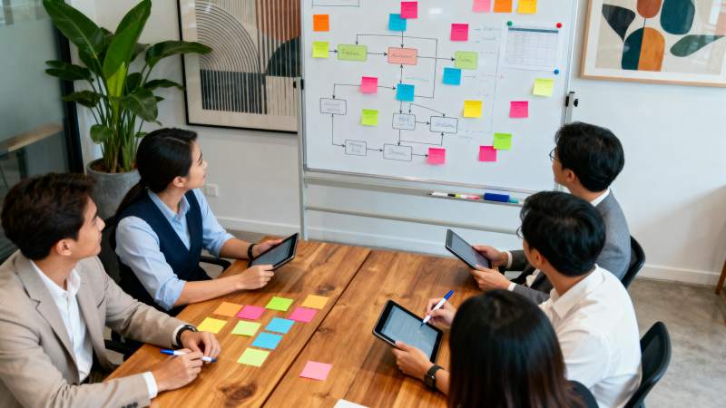 团队协作讨论会议图片