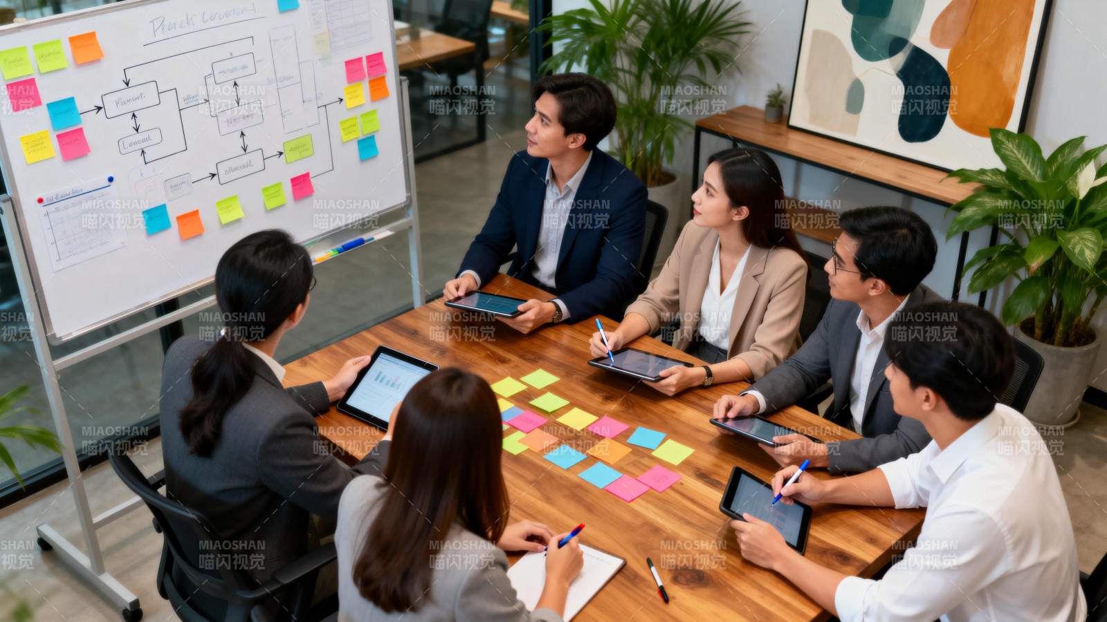 团队协作会议现场图片