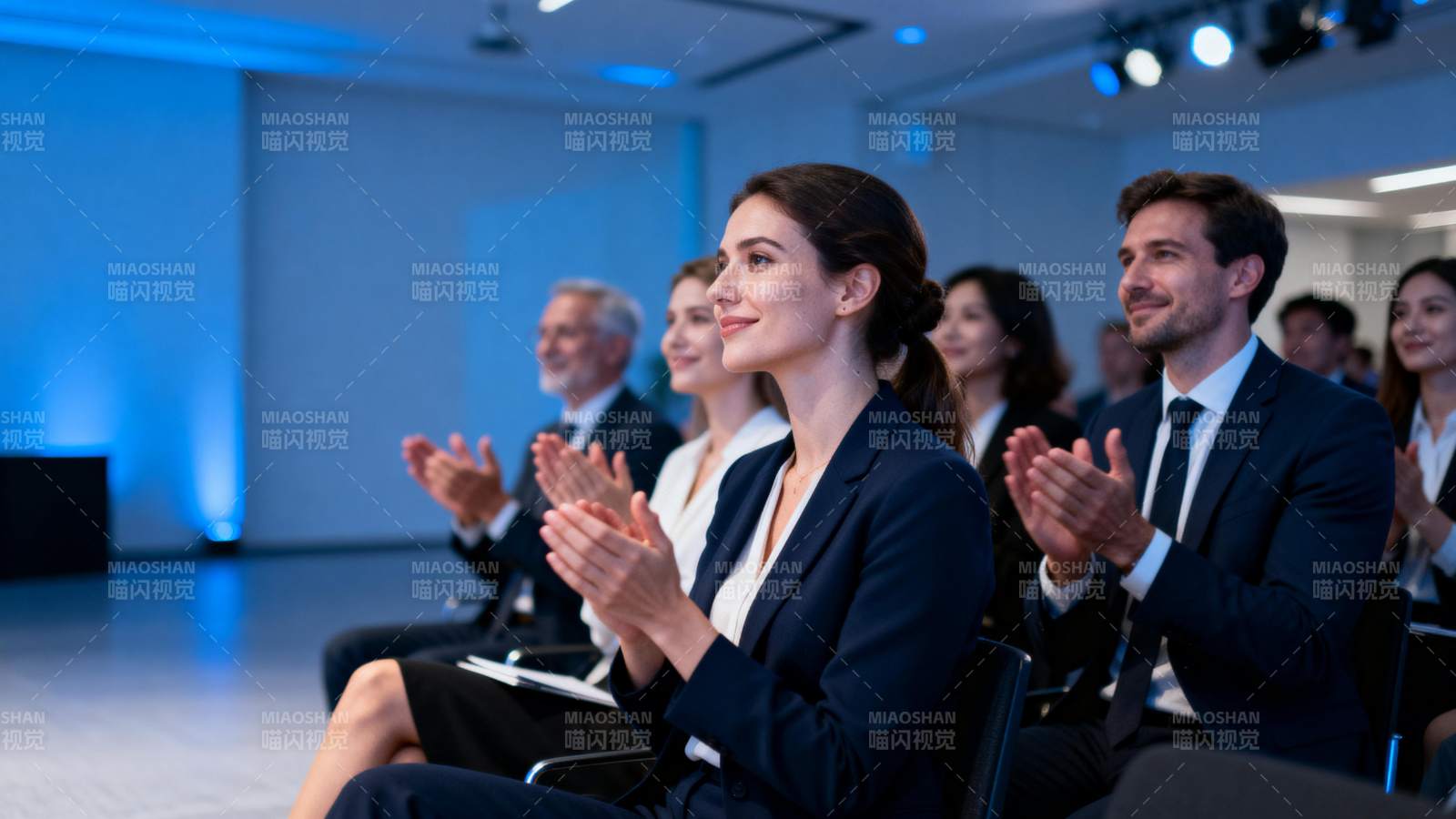 会议掌声响起图片