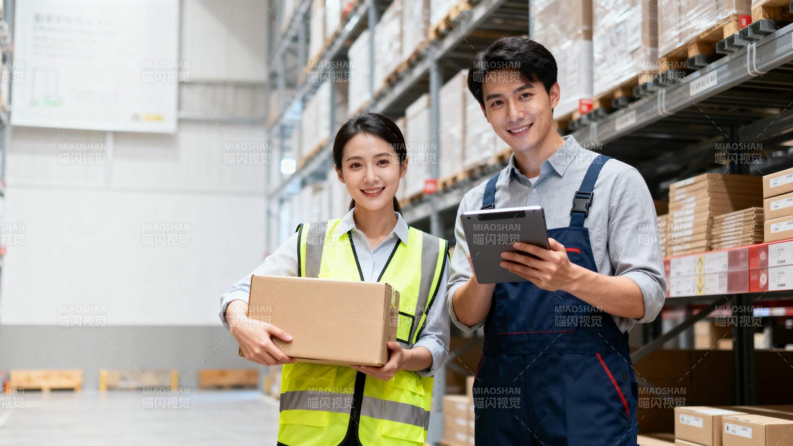 仓库工作搭档图片