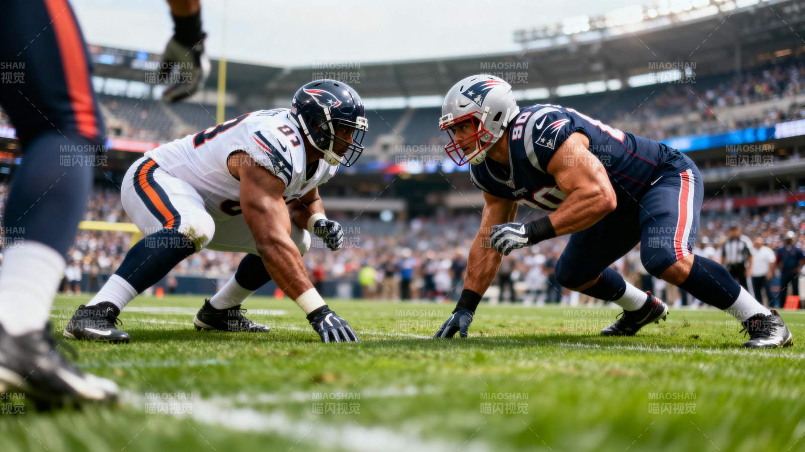 美式足球对决瞬间图片