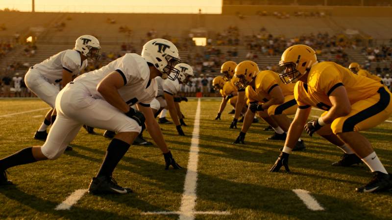 美式足球对决瞬间图片