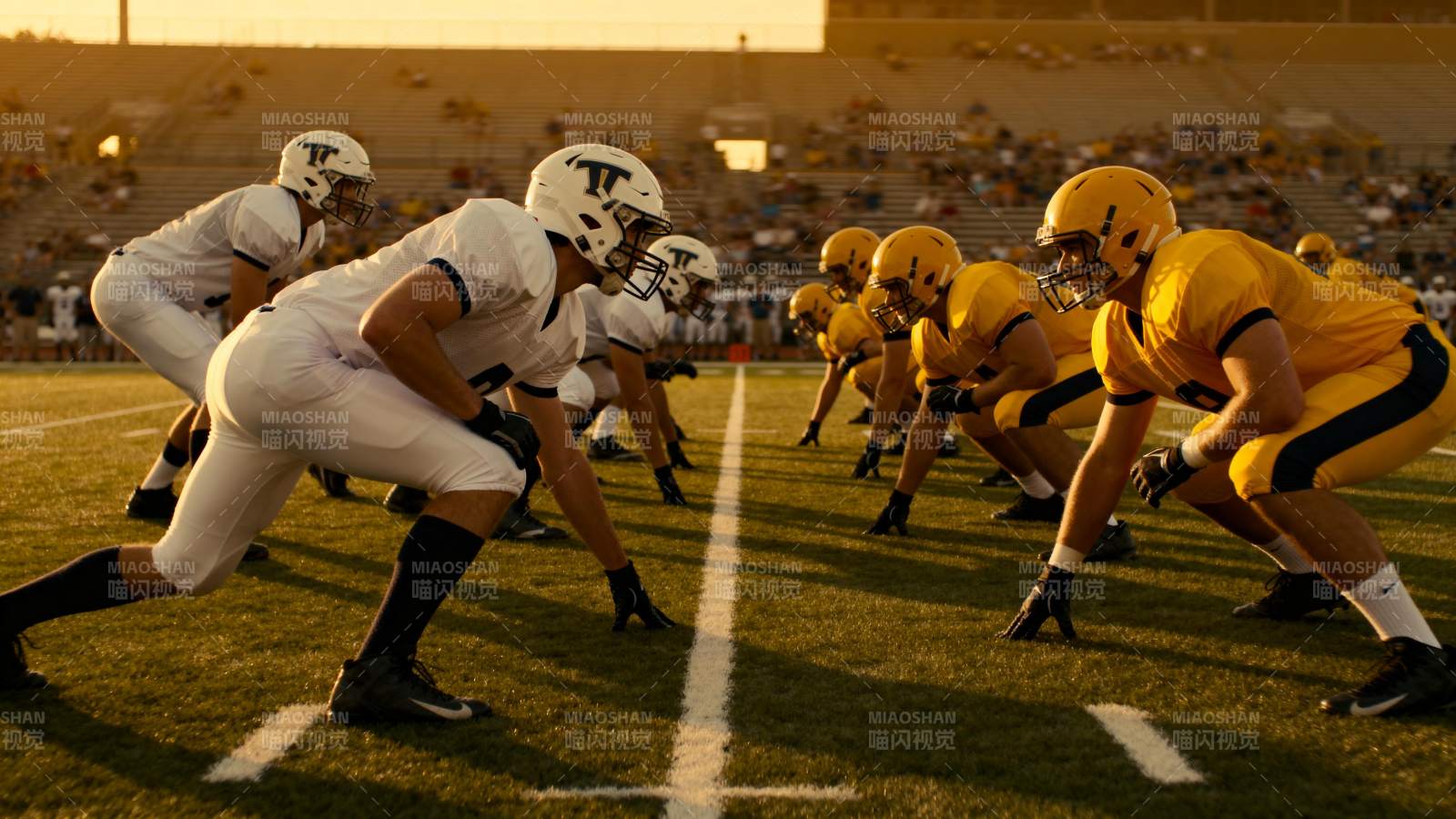 美式足球对决瞬间图片