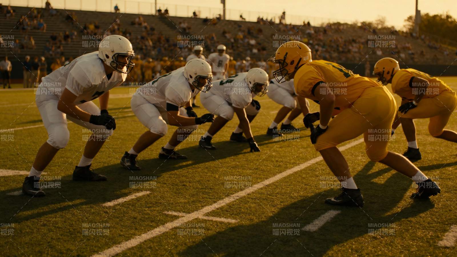 美式足球对决瞬间图片
