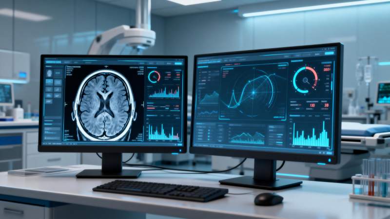 脑部扫描数据分析图片