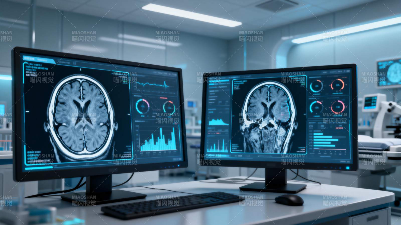 脑部扫描分析系统图片