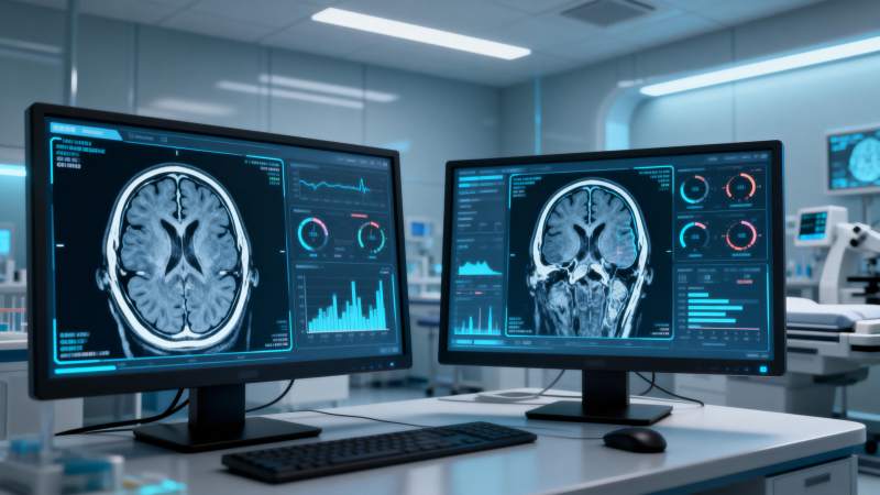脑部扫描分析系统图片