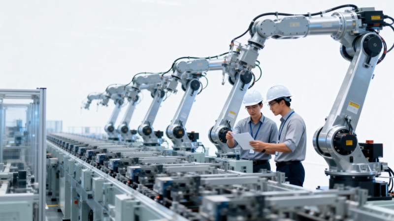 智能制造生产线图片