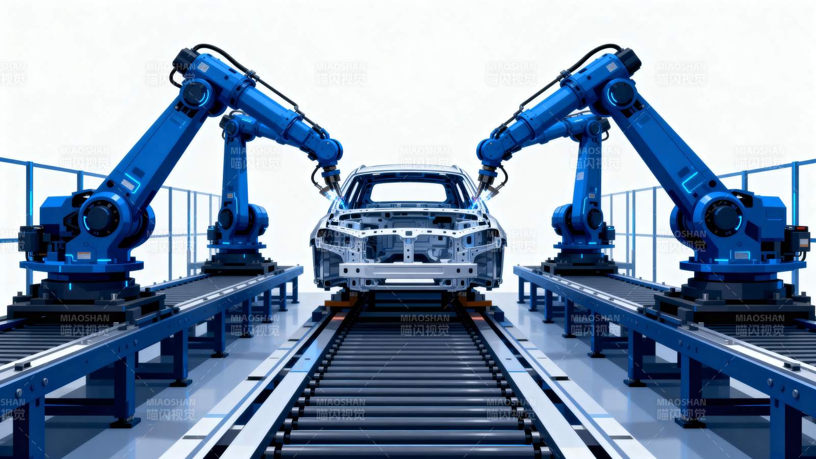 智能汽车生产线图片