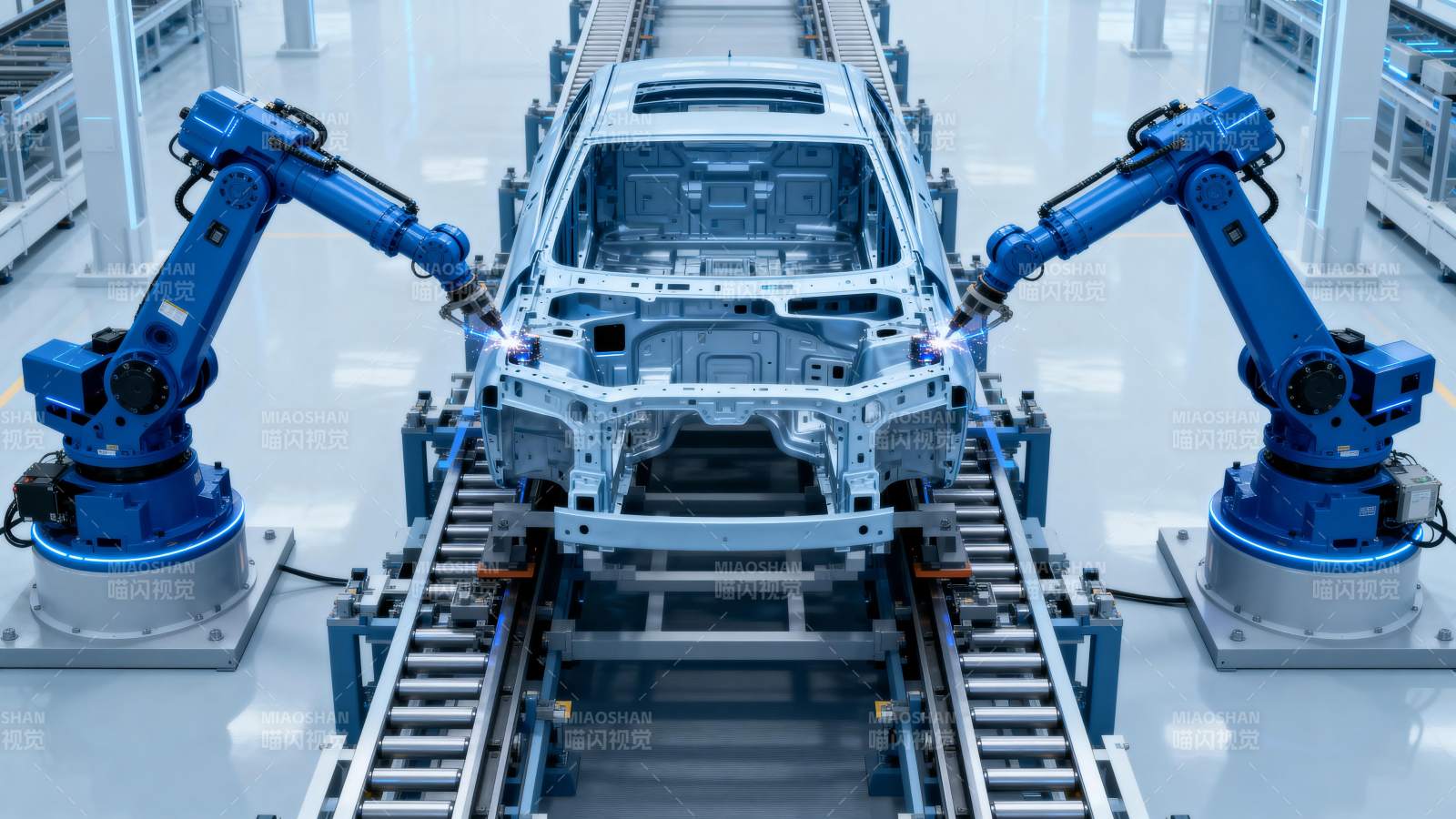 智能汽车生产线图片