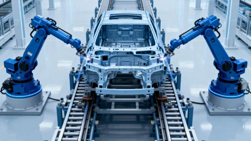 智能汽车生产线图片