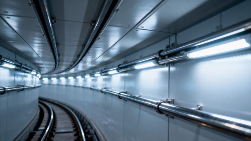 地铁隧道深处图片