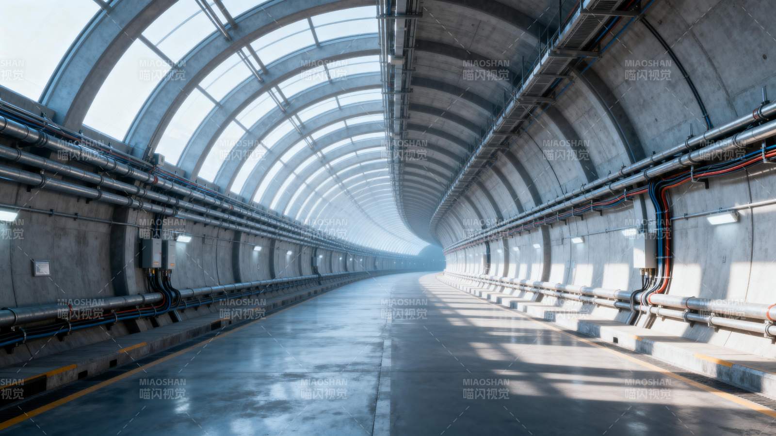 现代隧道风光图片