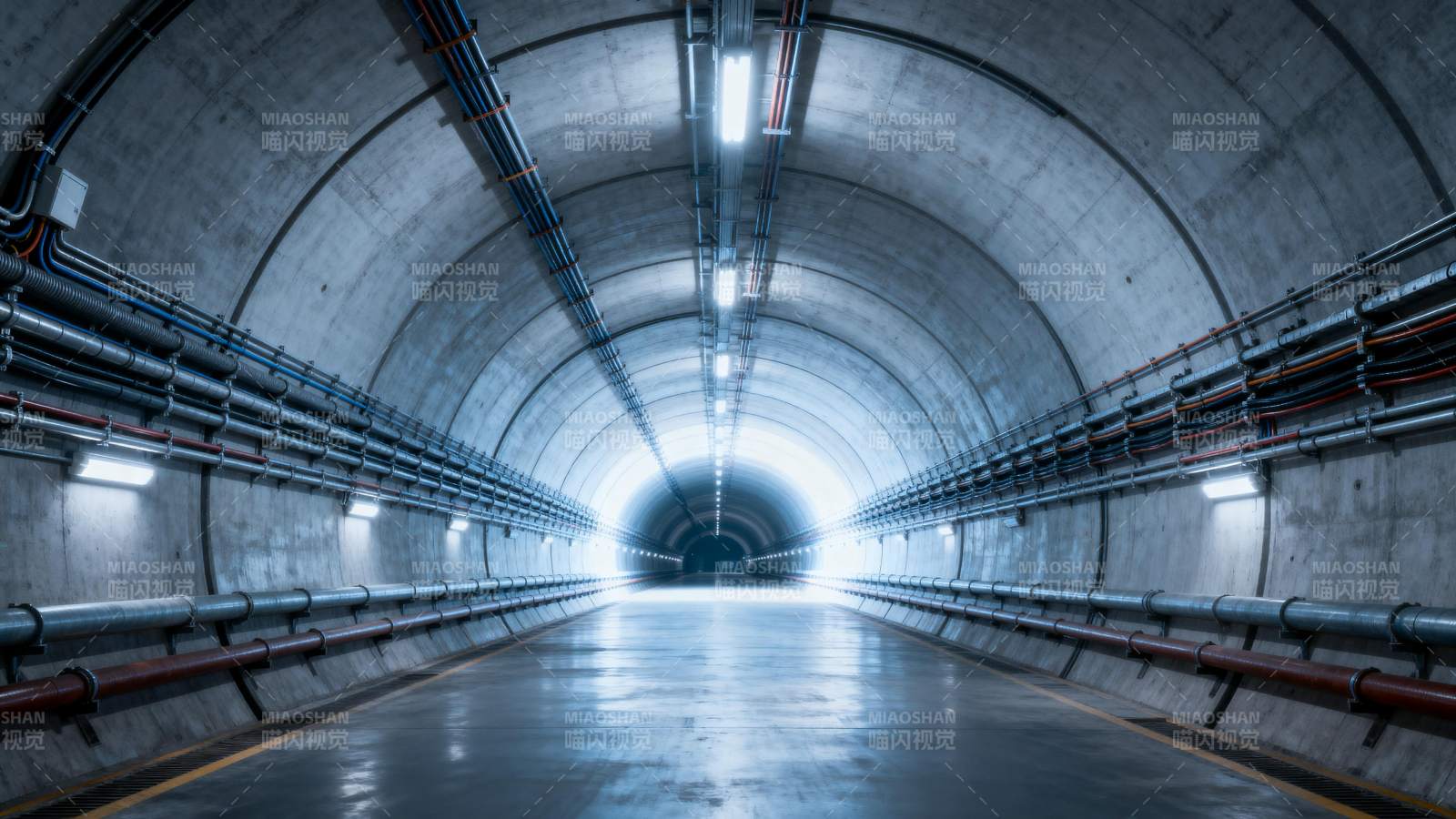 隧道尽头的光图片