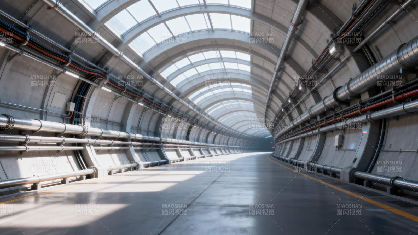 未来隧道风光图片