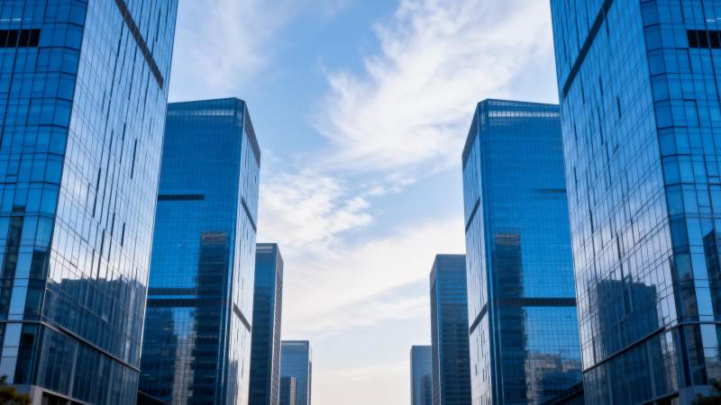 城市天际线图片