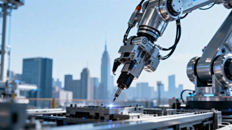 智能机械臂作业图片